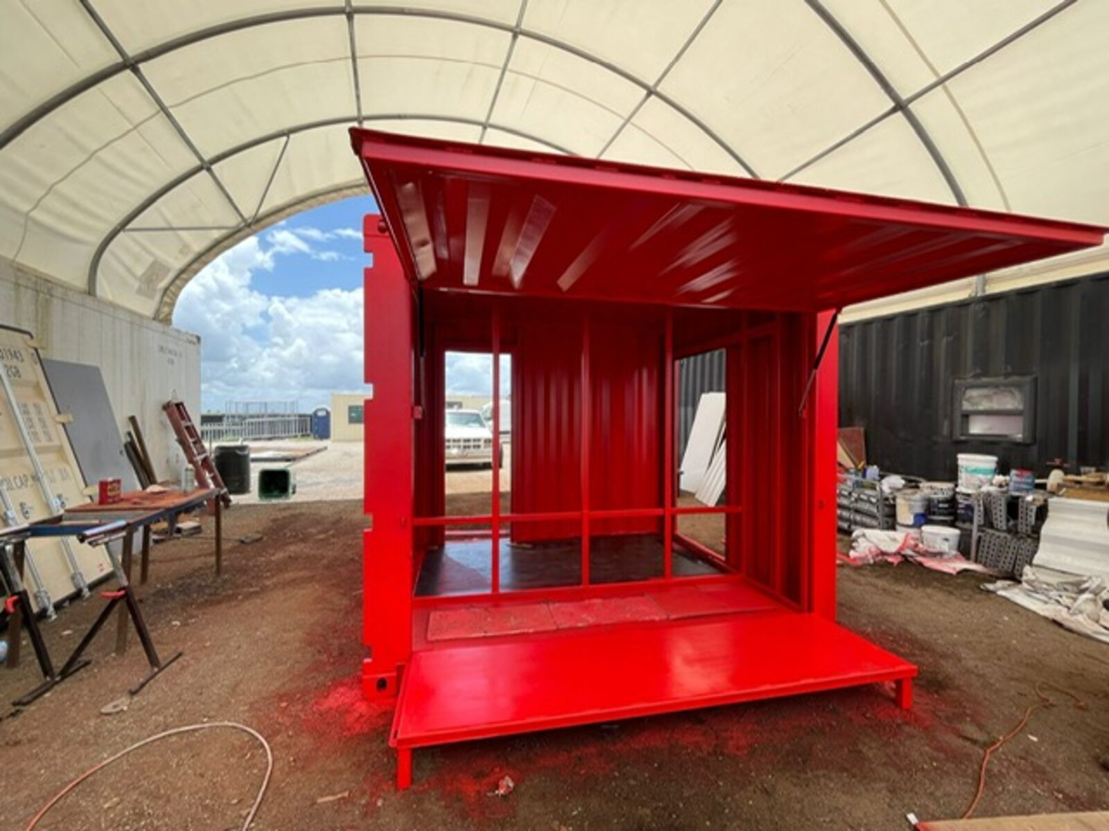 Corporate pop-up experience